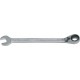 Hazet 606-19 Clé mixte a cliquet/profil traction a 12 pans extérieurs Taille 19 longueur 268,3 mm