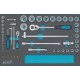 Assortiment d'outils pour servante 163- 57/56 clé a cliquet Hazet