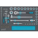 Assortiment d'outils pour servante 163- 57/56 clé a cliquet Hazet