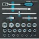 Assortiment d'outils pour servante 163-102/27 Jeu de Clé a Douille,serrage pour les vis de fixation de coupe Hazet