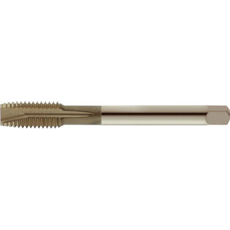 Taraud machine pour trous débouchants, DIN 376, sans revêtement, Filetage : M6, Pas 1,0 mm, Long. totale 80 mm, queue Ø 4,5 mm