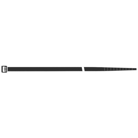 Serre cable Nylon noir 550x9mm a100 unités SapiSelco