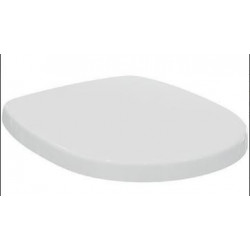 Abattant WC CONNECT avec couvercle, charnières en acier inoxydable à fermeture amortie blanc IDEAL STANDARD