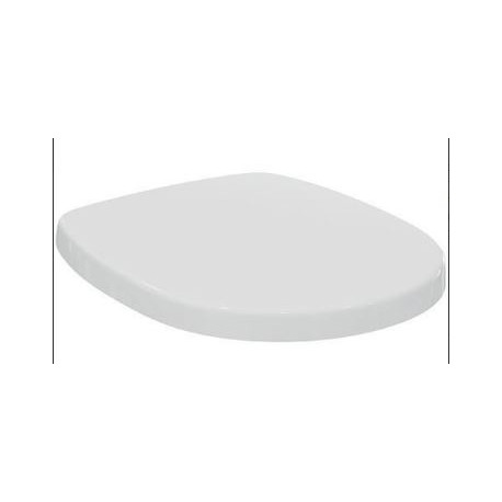 Abattant WC CONNECT avec couvercle, charnières en acier inoxydable à fermeture amortie blanc IDEAL STANDARD
