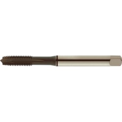 Taraud mécanique pour trous débouchants, revêtement TiAIN, DIN 371 B, Filetage M5, Pas 0,8 mm, Long. totale : 70 mm, queue Ø 6,0 mm