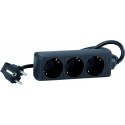 Multiprises IP201,4m 3-fach H05VV-F3G1,0