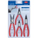 Jeu de pinces pour circlips 5 pièces Knipex