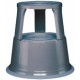 Tabouret marchepied mobile Metal gris