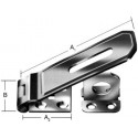 Moraillon porte cadenas 200x 50mm Nr.25200Z (Par 5)