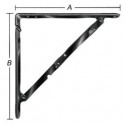 Equerre blanc 300X300mm Nr. 151300LW (Par 2)