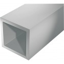 Aluminium tube carré 1000/20x20x1,5mm argent