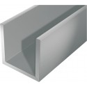 Alu-U-Profil 2000/20x20mm argent
