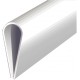 Profilé plastique 1000/15mm blanc