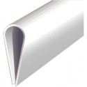 Profilé plastique 1000/15mm blanc