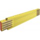 Règle graduée pliante en bois Jaune 2m jaune Stabila