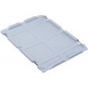 Couvercle, gris pour Boite EuroBox 400