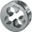 Filière, métrique, en acier à coupe rapide, Filetage : M7, Pas 1,00 mm, Ø extérieur x hauteur 25 x 9 mm