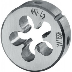 Filière, métrique, HSSE ASP, Filetage : M8, Pas 1,25 mm, Ø extérieur x hauteur 25 x 9 mm