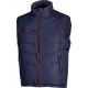 Gilet sans manche Taille M, marine/rouge