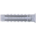 Cheville nylon collerette SX6 S/10-50/bte (Par 50)