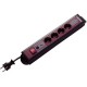 Multiprise SupraLine 4 ports pour PC Gris 2,5 m - REV Ritter 00144661