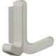 Crochet double Ser.477 mat,élastique Plastique (TPU) 97 gris clair H.69mm HEWI