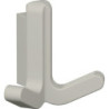 Crochet double Ser.477 mat,élastique Plastique (TPU) 97 gris clair H.69mm HEWI