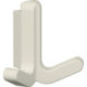 Crochet double Ser.477 mat,élastique Plastique (TPU) 99 blanc pur H.69mm HEWI