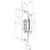 Gâche pour porte de secours 332.80 100 mA:24/200 mA:12 V ASSA ABLOY