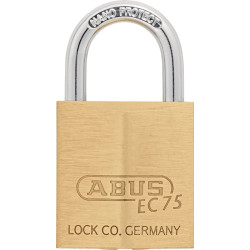 Cadenas à cylindre 75/50 vs.Lock-Tag Corps de serrure L.50mm MS diff.-cl.