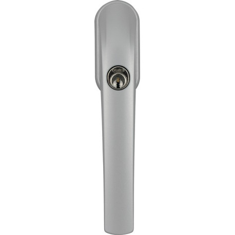 Poignée de fenêtre FG300 S AL0125 Alu.argent ferm.à clé ABUS