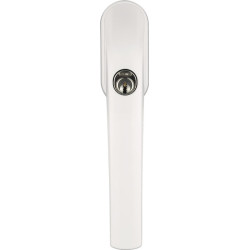 Poignée de fenêtre FG300 W AL0125 alu.blanc verrouillable ABUS