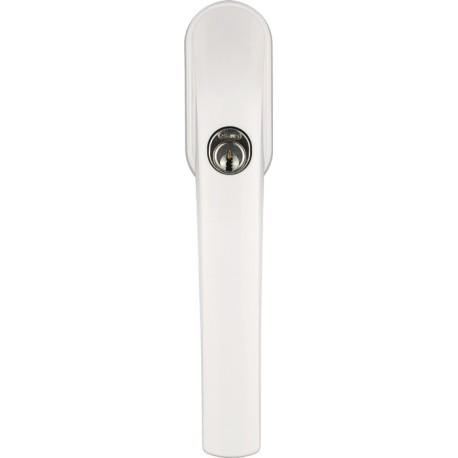 Poignée de fenêtre FG300 W AL0125 alu.blanc verrouillable ABUS