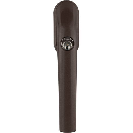 Poignée de fenêtre FG300 B AL0125 Alu.marron terminaison ABUS