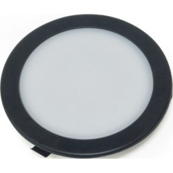 Luminaire encastré Moonlight 68 Emotion 12 V DC 3,6 W couleur du cadre noir L&S