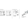 Mini interrupteur à capteur IR switch 24 V 24 V L.60mm 72 W blanc L&S