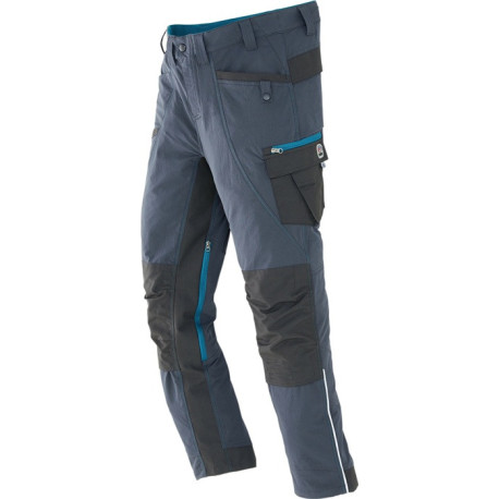 Pantalon de travail Terrax Workwear Gr.48 anthracite/pétrole TERRAX