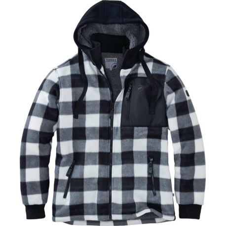 Chemise thermique Terrax Workwear taille L noir/blanc TERRAX