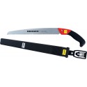 Scie d’élagage 300 mm avec fourreau de protection, Noir/Argent