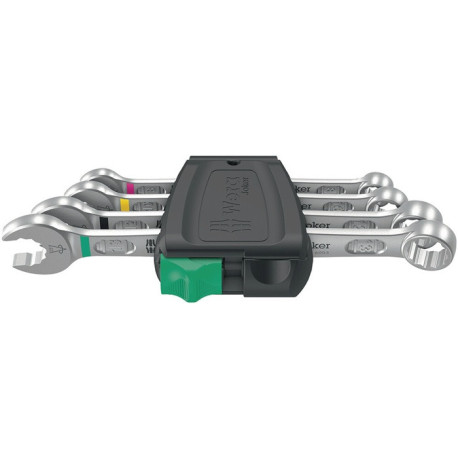 Jeu de clés mixtes 6003 Joker 4 pces SW 8-13mm forme A leg.WS WERA