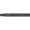 Embout Bit 800 S p.vis à fente 5,5mm L.70mm 1/4 pouce C6,3 épaisseur de coupe 1,0mm WERA (Par 5)