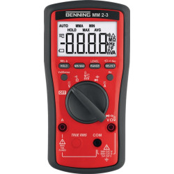Multimètre MM 2-3 0,1 mV-1000 V AC,0,1 mV-1000 V DC TRUE RMS BENNING