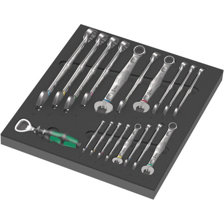 Module d'outils 9731 19 pcs.WERA