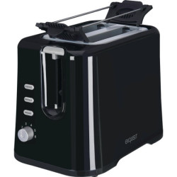 Grille-pain 2 fentes TA 3102 swi 870 W noir-inox ,2 tranches de pain grillé