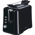 Grille-pain 2 fentes TA 3102 swi 870 W noir-inox ,2 tranches de pain grillé