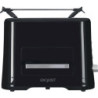 Grille-pain 2 fentes TA 3102 swi 870 W noir-inox ,2 tranches de pain grillé