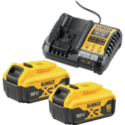 Kit de démarrage sans fil DCB 1104 P2 18 V 5 Ah DEWALT