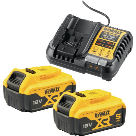 Kit de démarrage sans fil DCB 1104 P2 18 V 5 Ah DEWALT