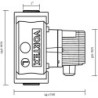 Pompe à eau sanitaire Vortex BWO 200 BLUEONE sans module de régulation