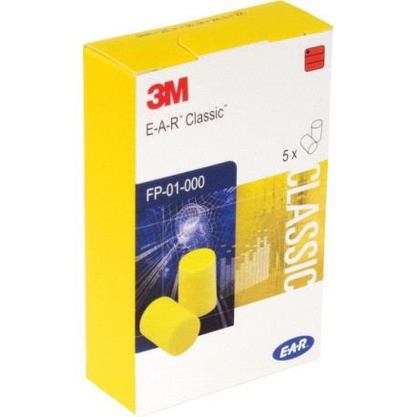 Bouchons d'oreilles E-A-R CLASSIC SNR 28 dB 250 PA/Crt.5 PA/Pk.3M